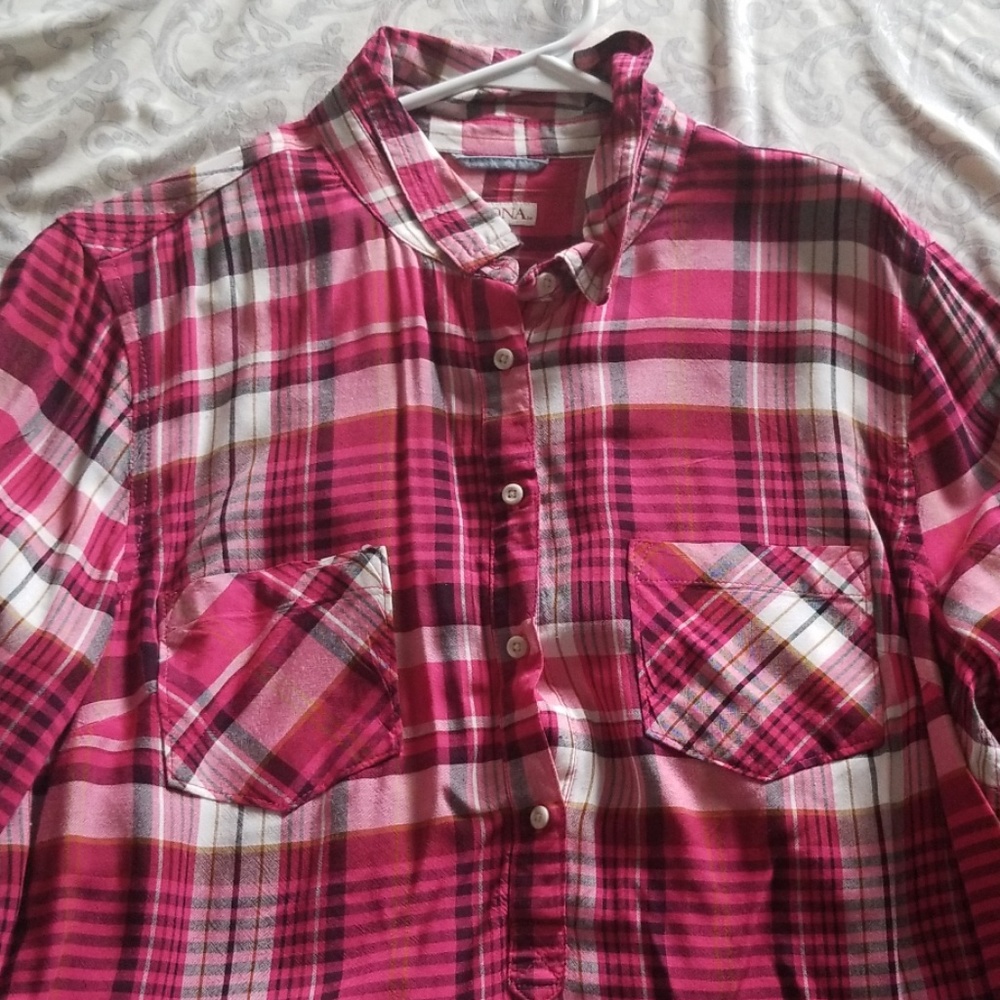 Half button down shirt